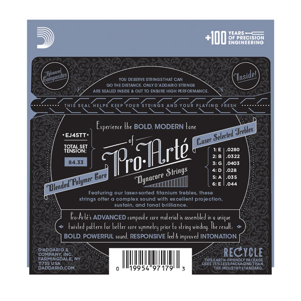 D'Addario EJ45TT по цене 3 820 ₽