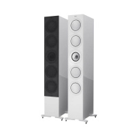 KEF R11 White Grille Attached