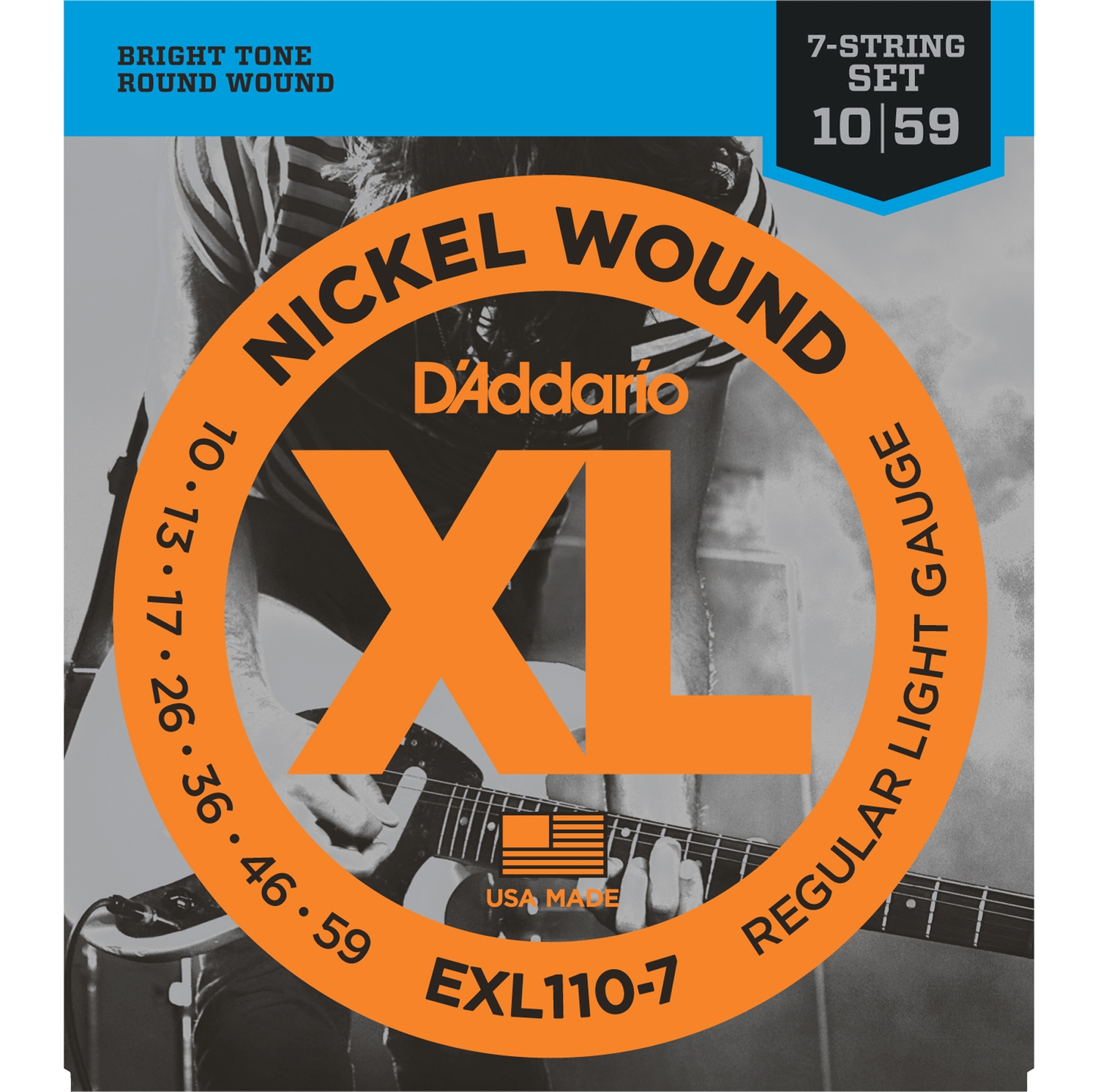 D'Addario EXL110-7 по цене 1 450 ₽