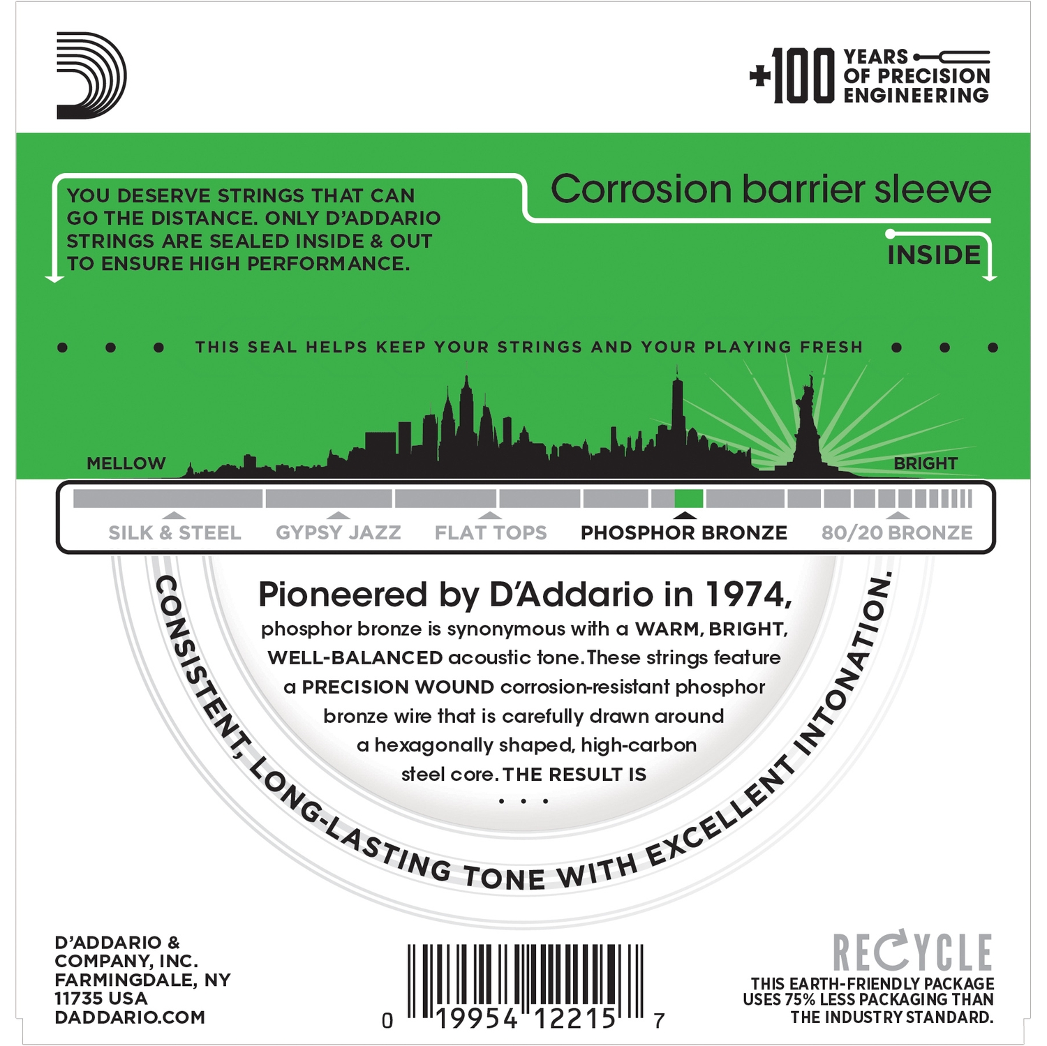 D'Addario EJ18 по цене 1 800 ₽