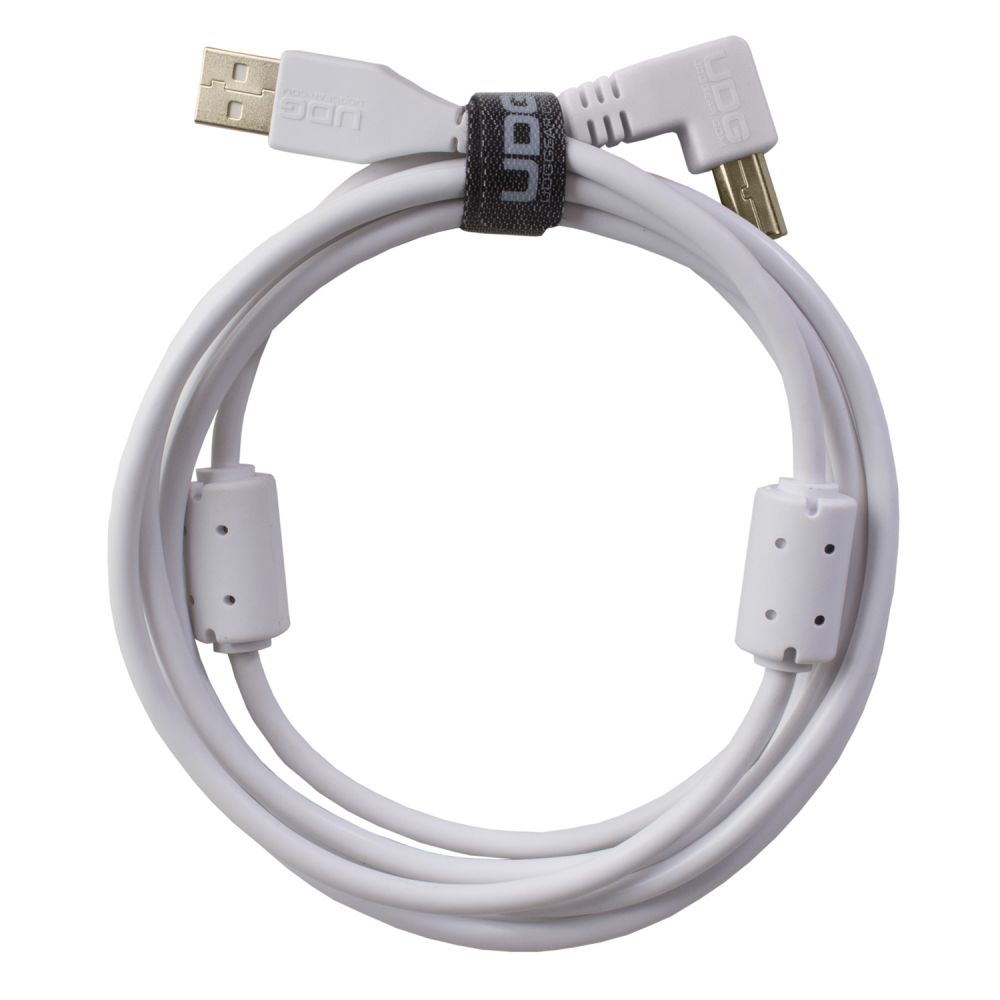 UDG Ultimate Audio Cable USB 2.0 A-B White Angled 1m по цене 1 130 ₽