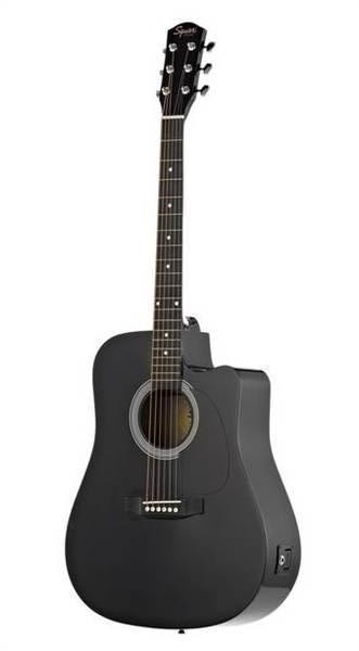 Fender Squier SA-105CE Black по цене 17 200 ₽