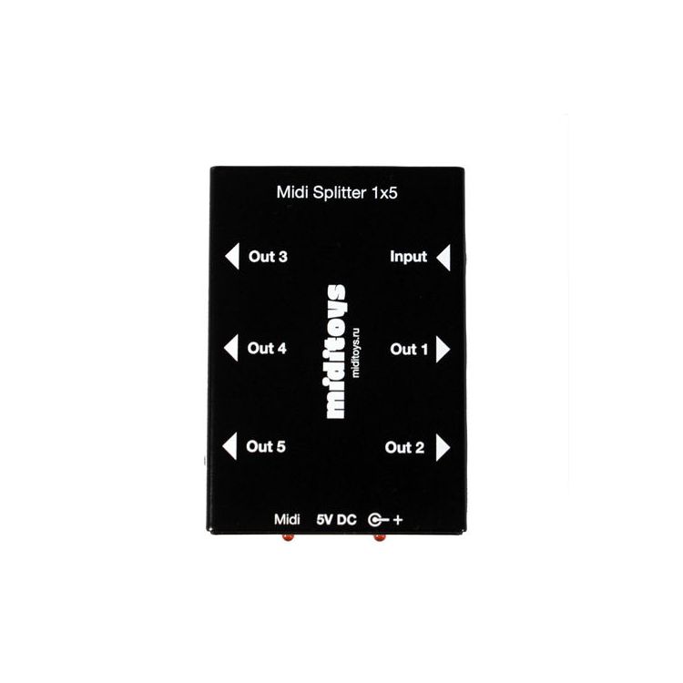 Miditoys Midi Splitter 1x5 BK по цене 3 650 ₽