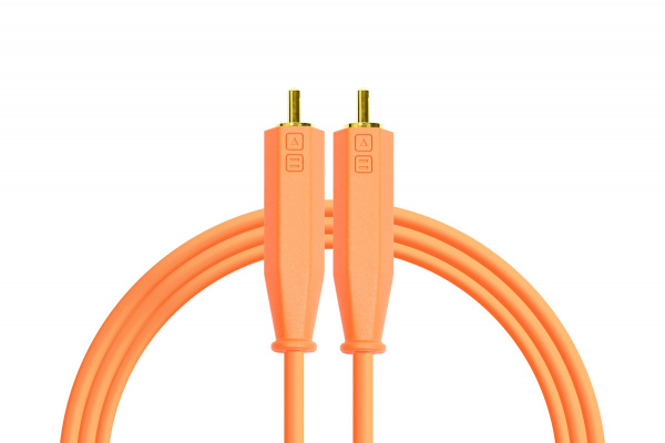 DJTT Chroma Cables Audio RCA - RCA Neon Orange