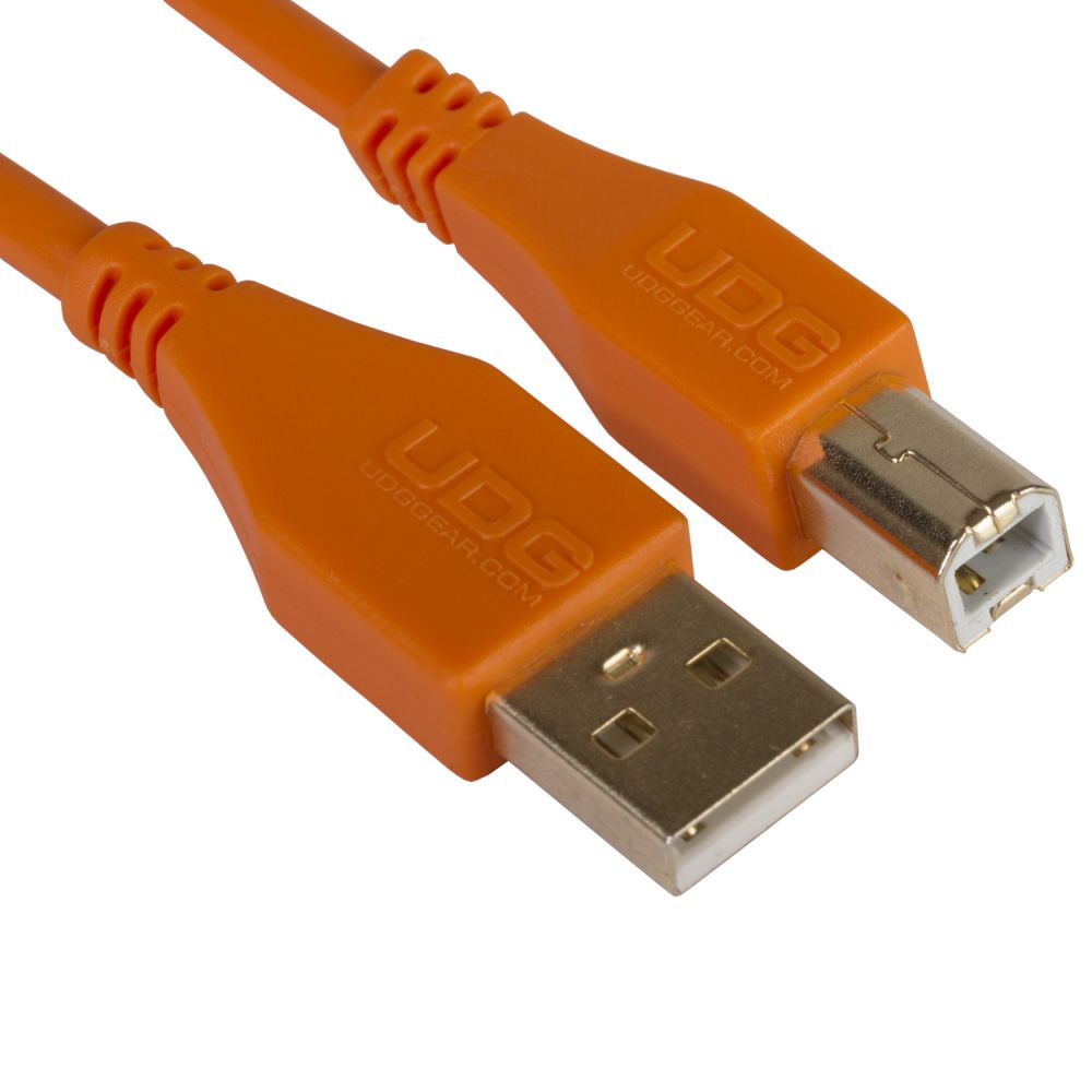 UDG Ultimate Audio Cable USB 2.0 A-B Orange Straight 1 m по цене 1 130 ₽