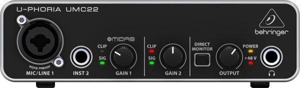 Behringer U-PHORIA UMC22 по цене 7 450 ₽