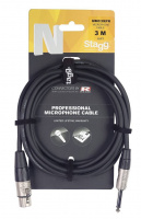 STAGG NMC3XP Кабель XLR f - Mono Jack по цене 990 ₽