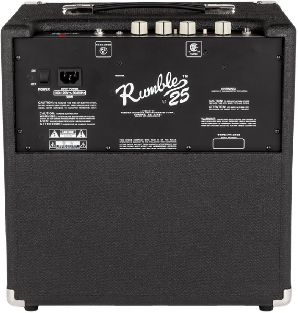 Fender Rumble 25 Combo по цене 24 530 ₽