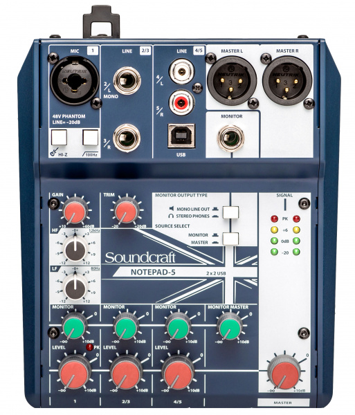 Soundcraft Notepad-5 по цене 16 350 ₽