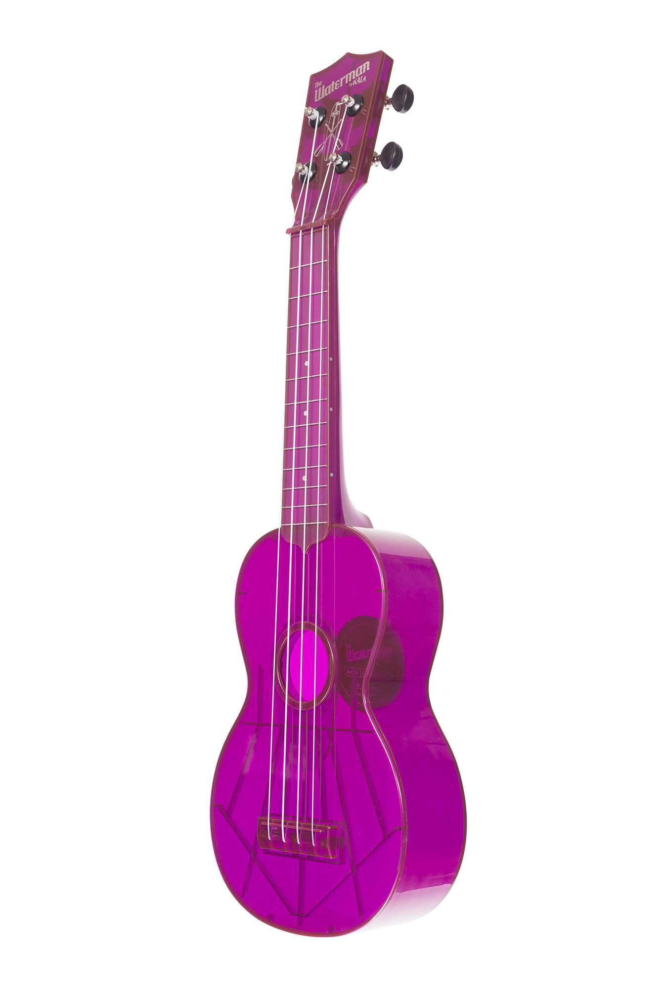 Waterman by Kala KA-SWF-PL Fluorescent Grape Soprano Ukulele по цене 4 510 ₽