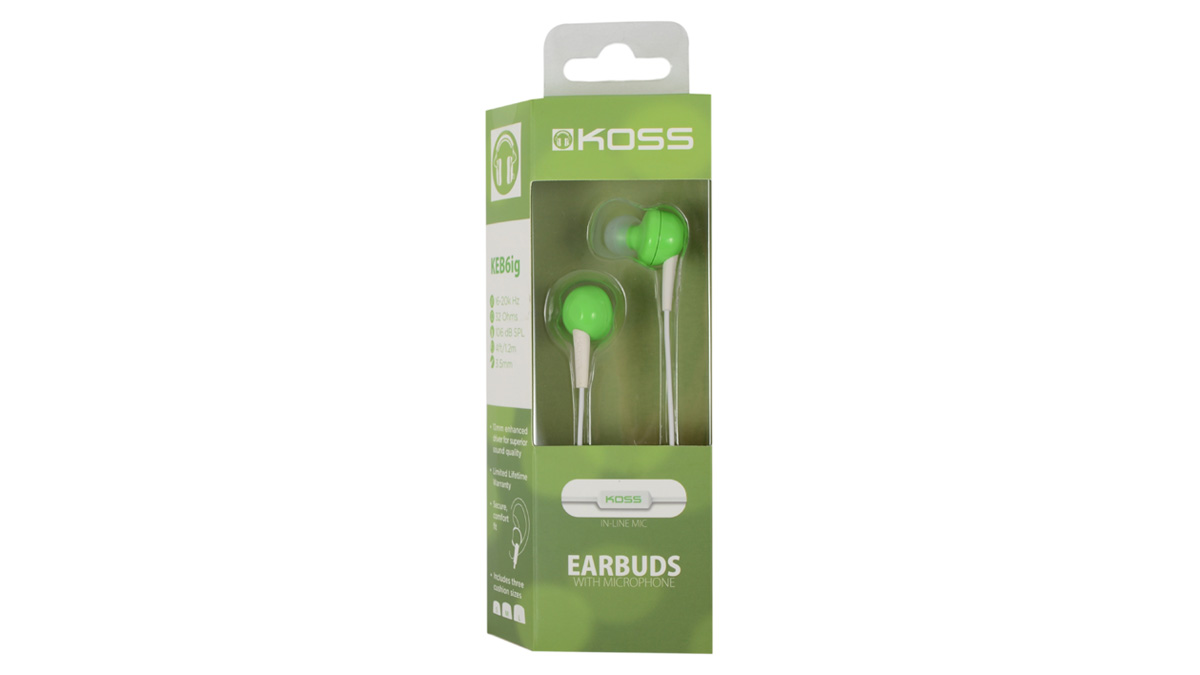 KOSS KEB6i G Green по цене 600 ₽