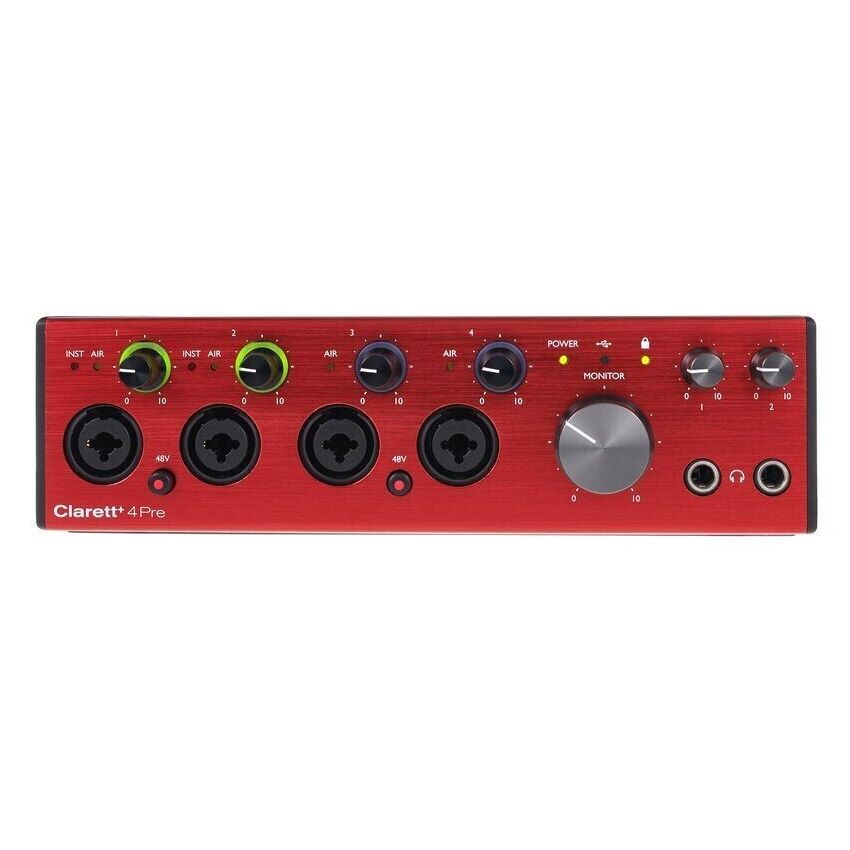 Focusrite Clarett+ 4Pre USB по цене 121 000 ₽