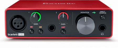 FOCUSRITE Scarlett Solo 3rd Gen по цене 16 850 ₽