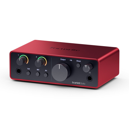 Focusrite Scarlett Solo 4th Gen по цене 15 400 ₽