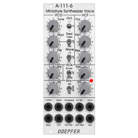 Doepfer A-111-6 Miniature Synthesizer по цене 28 290 ₽