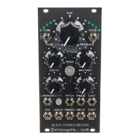 Erica Synths Black Stereo Reverb по цене 39 350 ₽