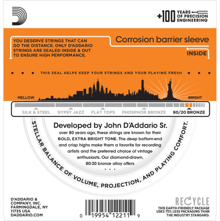 D'Addario EJ10 по цене 1 300 ₽