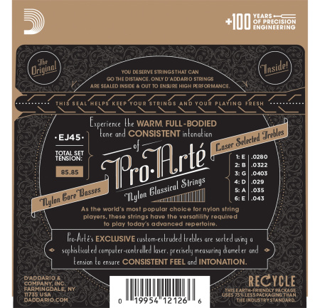 D'Addario EJ45 по цене 1 830 ₽