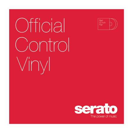Serato 12" Control Vinyl Performance Series (пара) - Red по цене 4 500 ₽