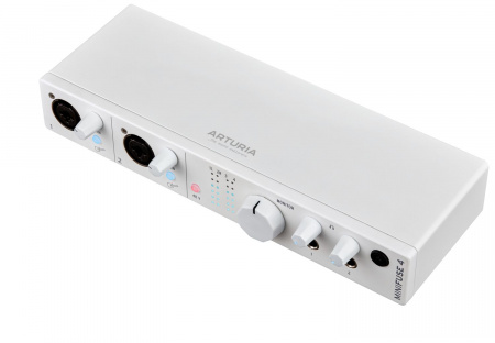Arturia MiniFuse 4 White по цене 26 500 ₽