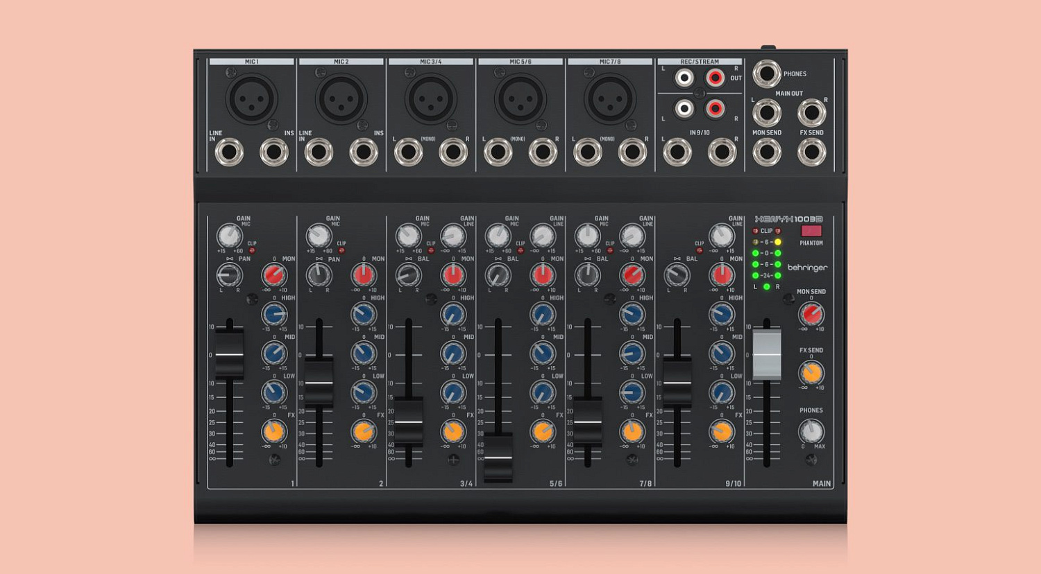 BEHRINGER | Новый аналоговый мобильный десктоп-микшер