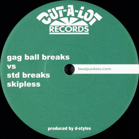 D-Styles ‎– Gag Ball Breaks Vs Std Breaks Skipless (7") по цене 1 400 ₽