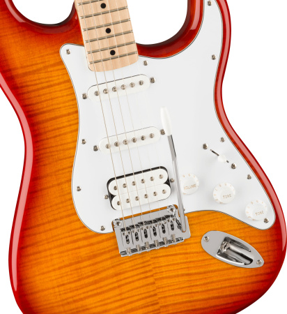 Fender Squier Affinity 2021 Stratocaster FMT HSS MN Sienna Sunburst по цене 43 000 ₽