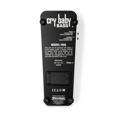 Dunlop 105Q Cry Baby Bass по цене 17 850 ₽