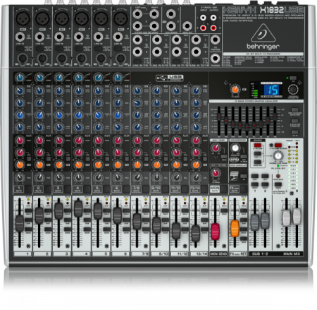 Behringer XENYX X1832USB по цене 34 443 ₽