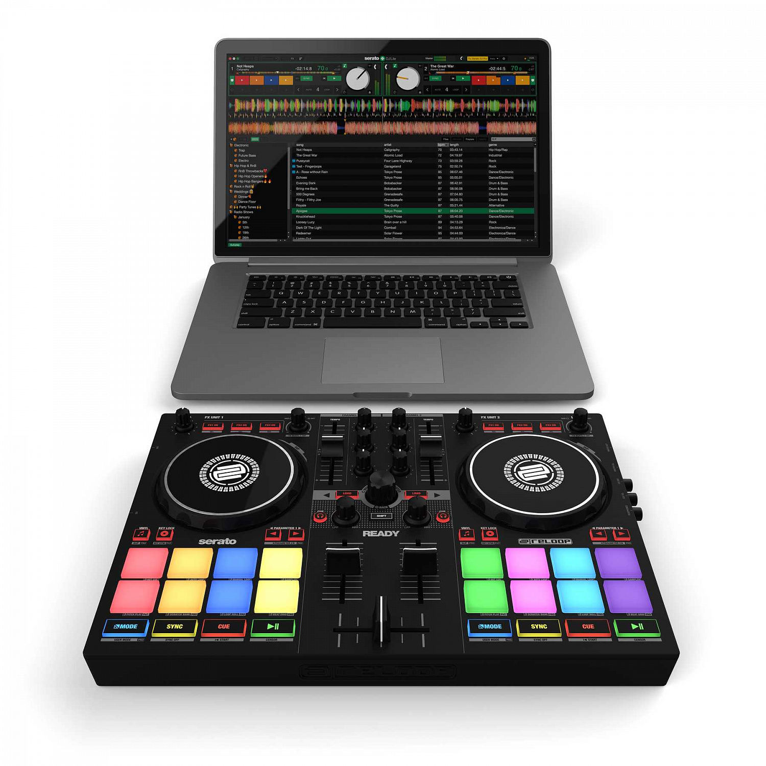 Reloop Ready — портативный контроллер для выступлений с поддержкой Serato