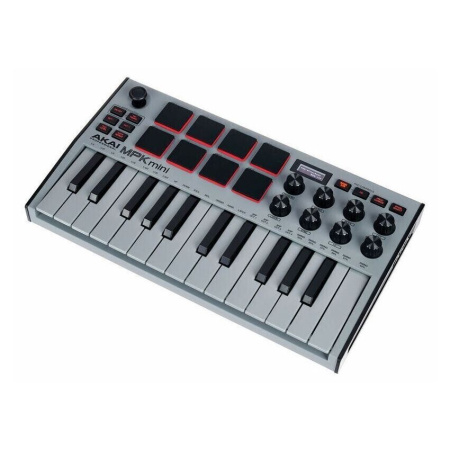 AKAI PRO MPK Mini MK3 Grey по цене 12 950 ₽