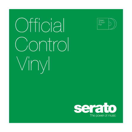 Serato 12" Control Vinyl Performance Series (пара) - Green по цене 4 500 ₽