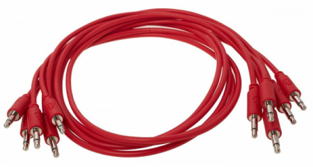 Erica Synths Eurorack Patch Cables 60cm, 5 Pcs Red по цене 1 350 ₽