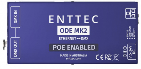Enttec ODE POE MK2 (Open DMX Ethernet) по цене 32 620 ₽