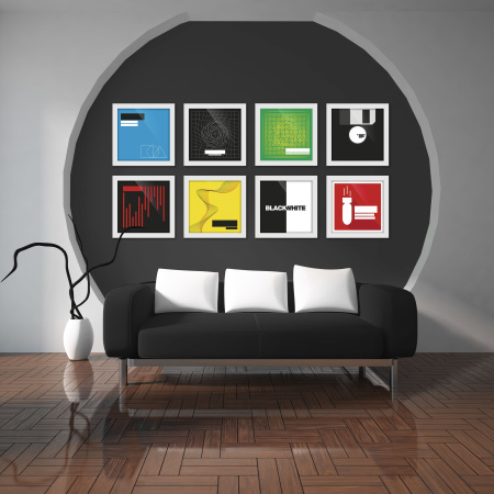 Glorious Vinyl Frame Set 12" White по цене 5 450 ₽