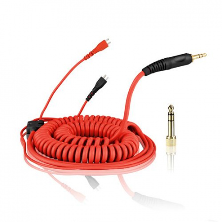 ZOMO Deluxe cable for Sennheiser HD 25 Red 3,5m сменный витой кабель по цене 4 010 ₽