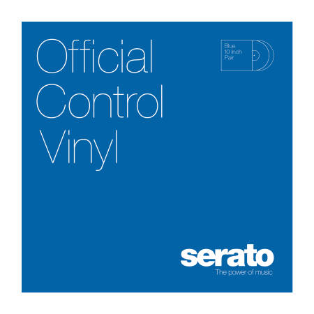 Serato 12" Control Vinyl Performance Series (пара) - Blue по цене 4 500 ₽