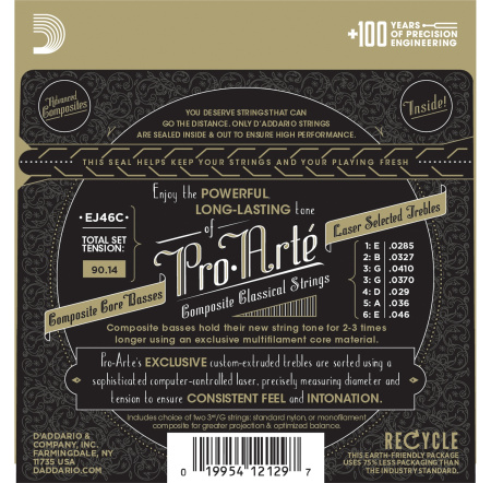 D'Addario EJ46C по цене 1 700 ₽