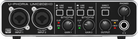 Behringer U-PHORIA UMC202HD по цене 8 950 ₽