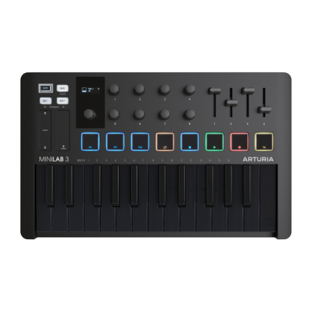 Arturia MiniLAB 3 Deep Black по цене 14 500 ₽