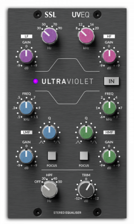 SSL 500 Series Ultraviolet Stereo EQ по цене 140 140 ₽