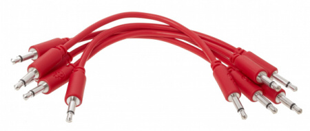 Erica Synths Eurorack Patch Cables 10cm, 5 Pcs Red по цене 800 ₽