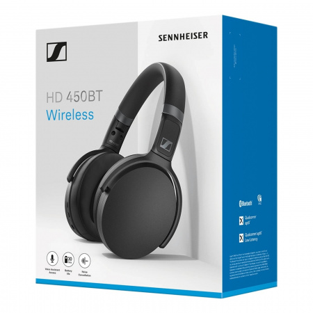 Sennheiser HD 450BT Black по цене 17 950 ₽