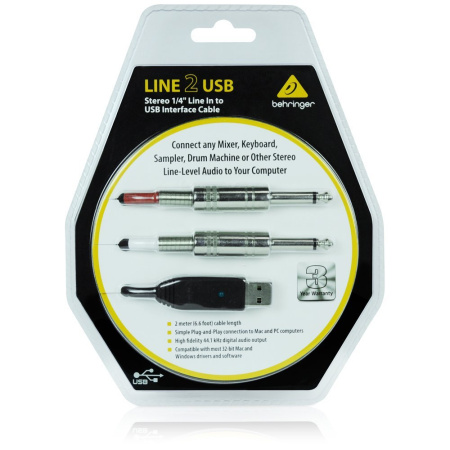 Behringer LINE2USB по цене 2 550 ₽