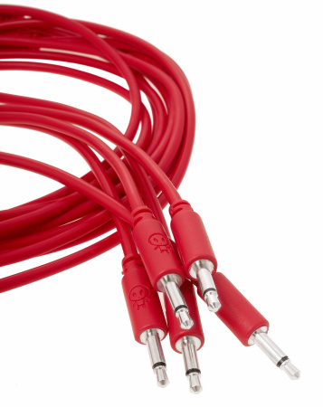 Erica Synths Eurorack Patch Cables 90cm, 5 Pcs Red по цене 1 230 ₽