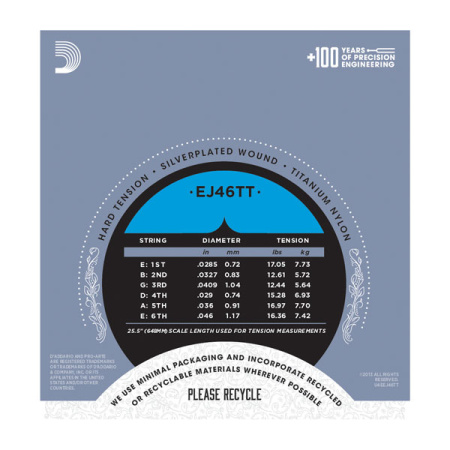 D'Addario EJ46TT по цене 2 550 ₽
