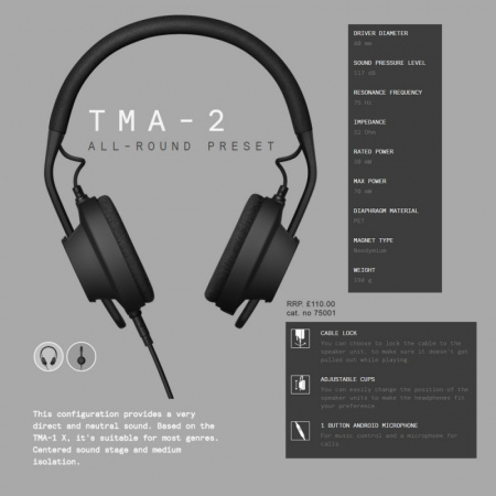 AIAIAI TMA-2 All-Round Preset по цене 18 125 ₽