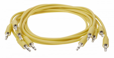 Erica Synths Eurorack Patch Cables 60cm, 5 Pcs Yellow по цене 1 550 ₽