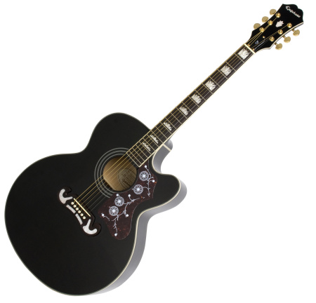 Epiphone J-200 EC Studio Black по цене 114 000 ₽