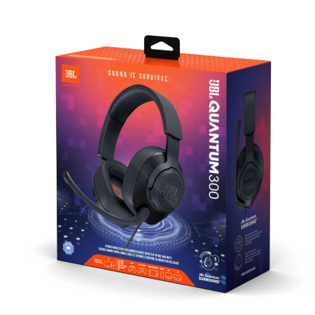 JBL Quantum 300 Black по цене 7 750 ₽